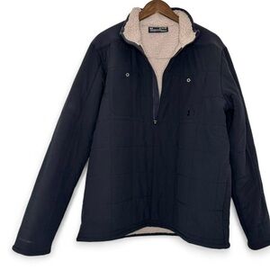 XL Under Armour ColdGear Latitude Storm Quilted Half Zip Woven Jacket Pullover